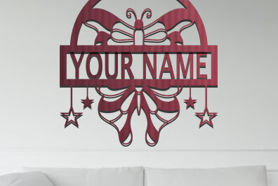 Intra απο ξύλο plywood 3mm-4mm πάχος Πινακίδα ονόματος πεταλούδας Δίασταση 30x20 cm INTRAFABR-74097930