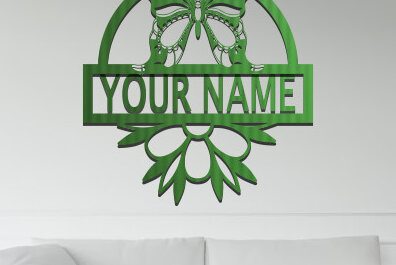 Intra απο ξύλο plywood 3mm-4mm πάχος Πινακίδα ονόματος πεταλούδας Δίασταση 30x20 cm INTRAFABR-74097939