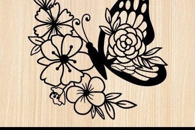 Intra απο ξύλο plywood 3mm-4mm πάχος Κοπή χαρτιού πεταλούδας Δίασταση 30x20 cm INTRAFABR-30781878