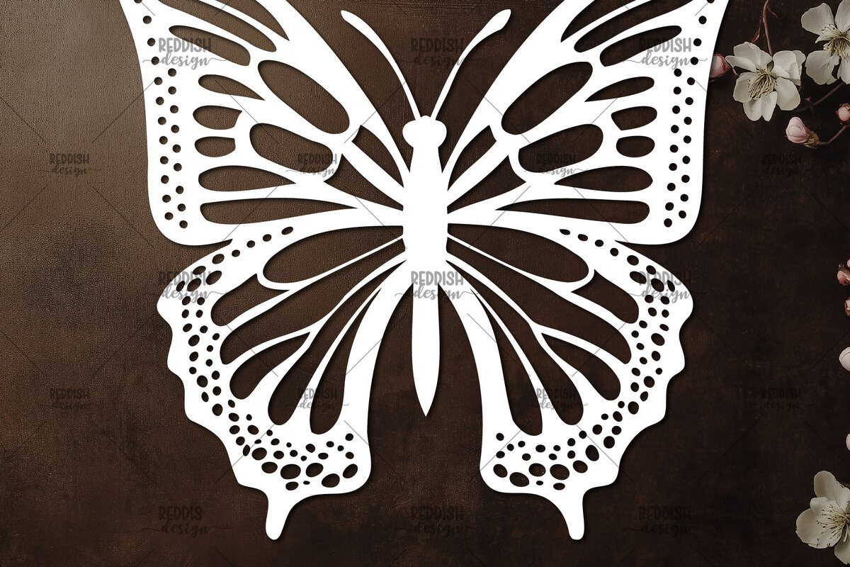 Intra απο ξύλο plywood 3mm-4mm πάχος Κοπή χαρτιού πεταλούδας , Σχέδιο κοπής χαρτιού Δίασταση 30x20 cm INTRAFABR-115823539