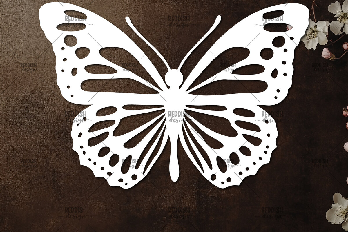 Intra απο ξύλο plywood 3mm-4mm πάχος Κοπή χαρτιού πεταλούδας , Σχέδιο κοπής χαρτιού Δίασταση 30x20 cm INTRAFABR-115823182