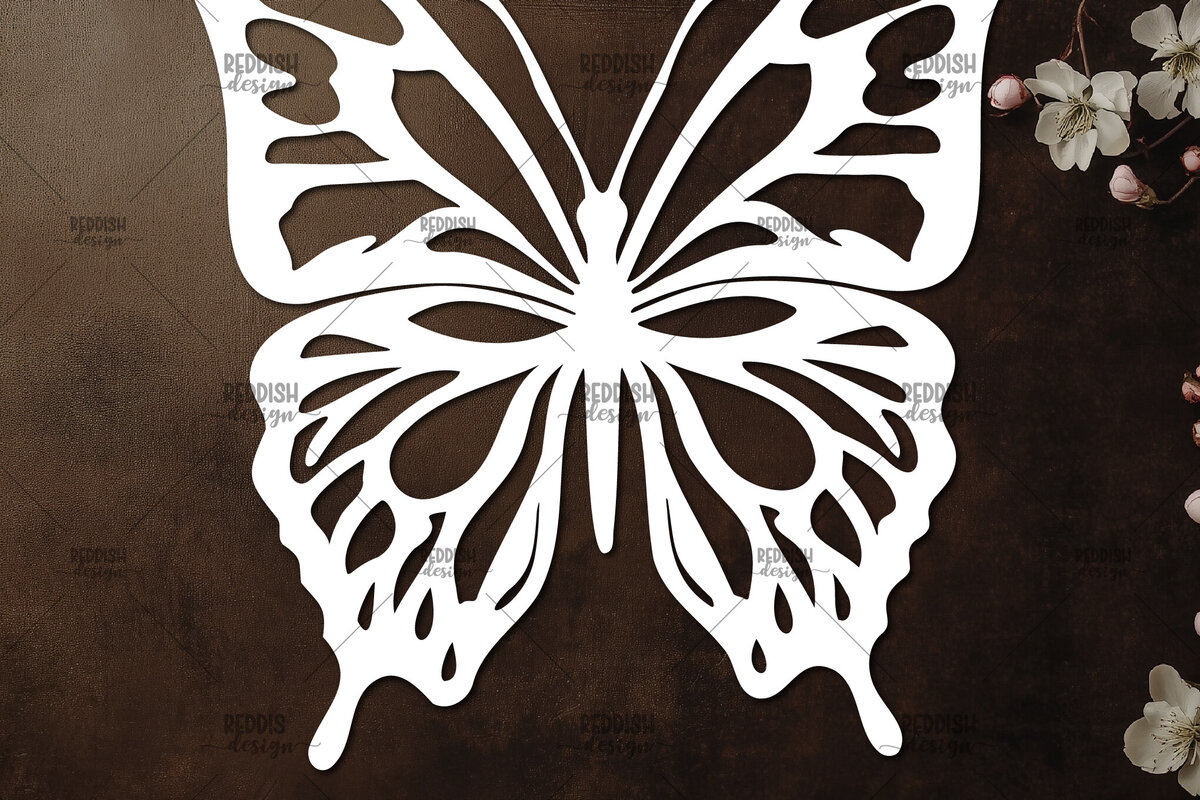 Intra απο ξύλο plywood 3mm-4mm πάχος Κοπή χαρτιού πεταλούδας , Σχέδιο κοπής χαρτιού Δίασταση 30x20 cm INTRAFABR-115823333