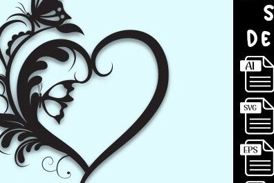 Intra απο ξύλο plywood 3mm-4mm πάχος λουλουδιών καρδιών πεταλούδας τριαντάφυλλο Δίασταση 40x40 cm INTRAFABR-35002089