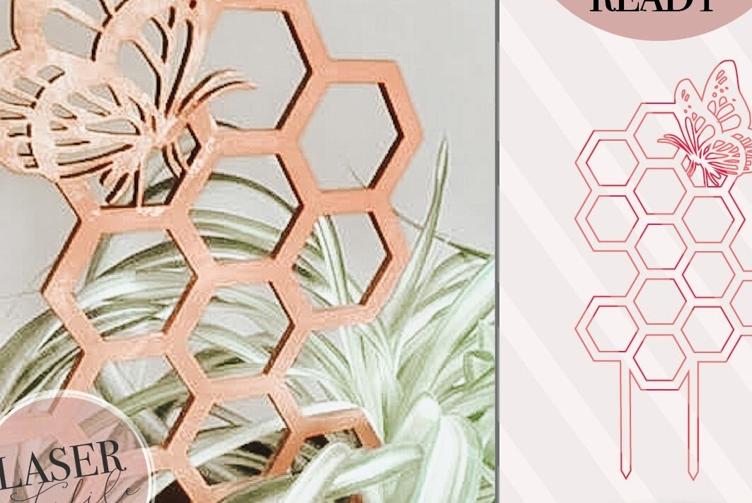 Σετ των 3 Intra απο ξύλο plywood 3mm-4mm πάχος Butterfly Trellis Plant Stake Δίασταση 4x4 cm INTRAFABR-72796055