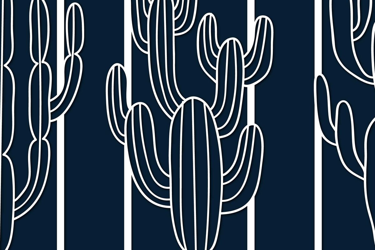 Σετ των 2 Intra απο ξύλο plywood 3mm-4mm πάχος Decor Wall Decor Cactus ==== Δίασταση 15x15 cm INTRAFABR-70241486