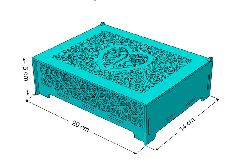 Intra απο ξύλο plywood 3mm-4mm πάχος Κουτί καρδιών με προσαρμόσιμο γράμμα. Δίασταση 30x20 cm INTRAFABR-121664926