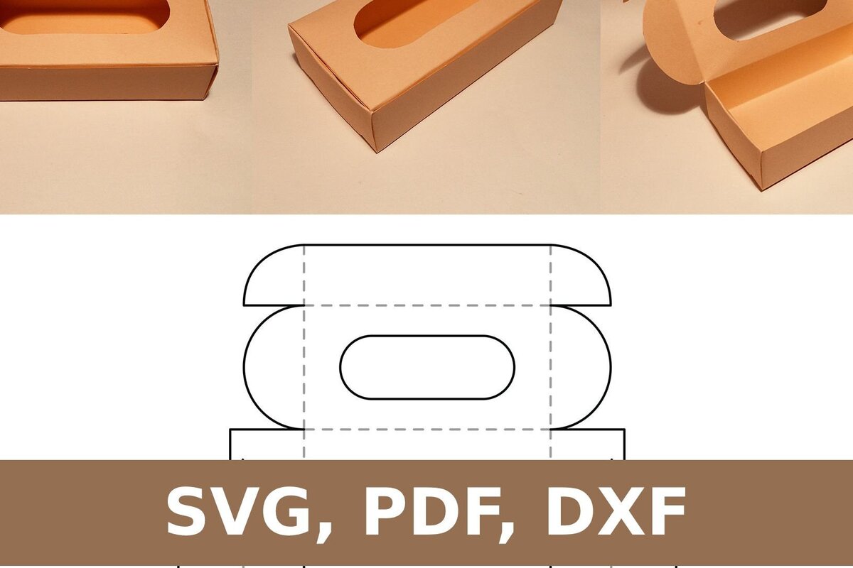 Σετ των 3 Intra απο ξύλο plywood 3mm-4mm πάχος Κουτί κέικ με παράθυρο Δίασταση 15x15 cm INTRAFABR-33664192