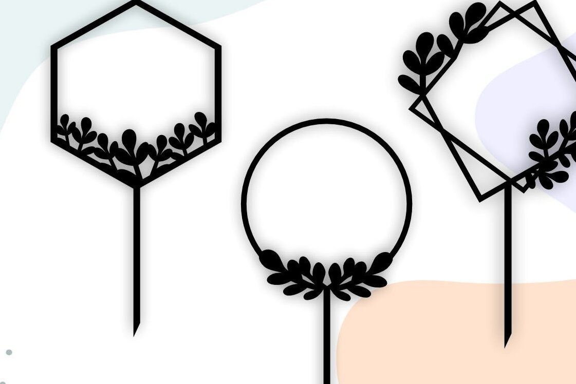 Intra απο ξύλο plywood 3mm-4mm πάχος Cake Topper Frame για Cricut Δίασταση 20x30 cm INTRAFABR-37296637