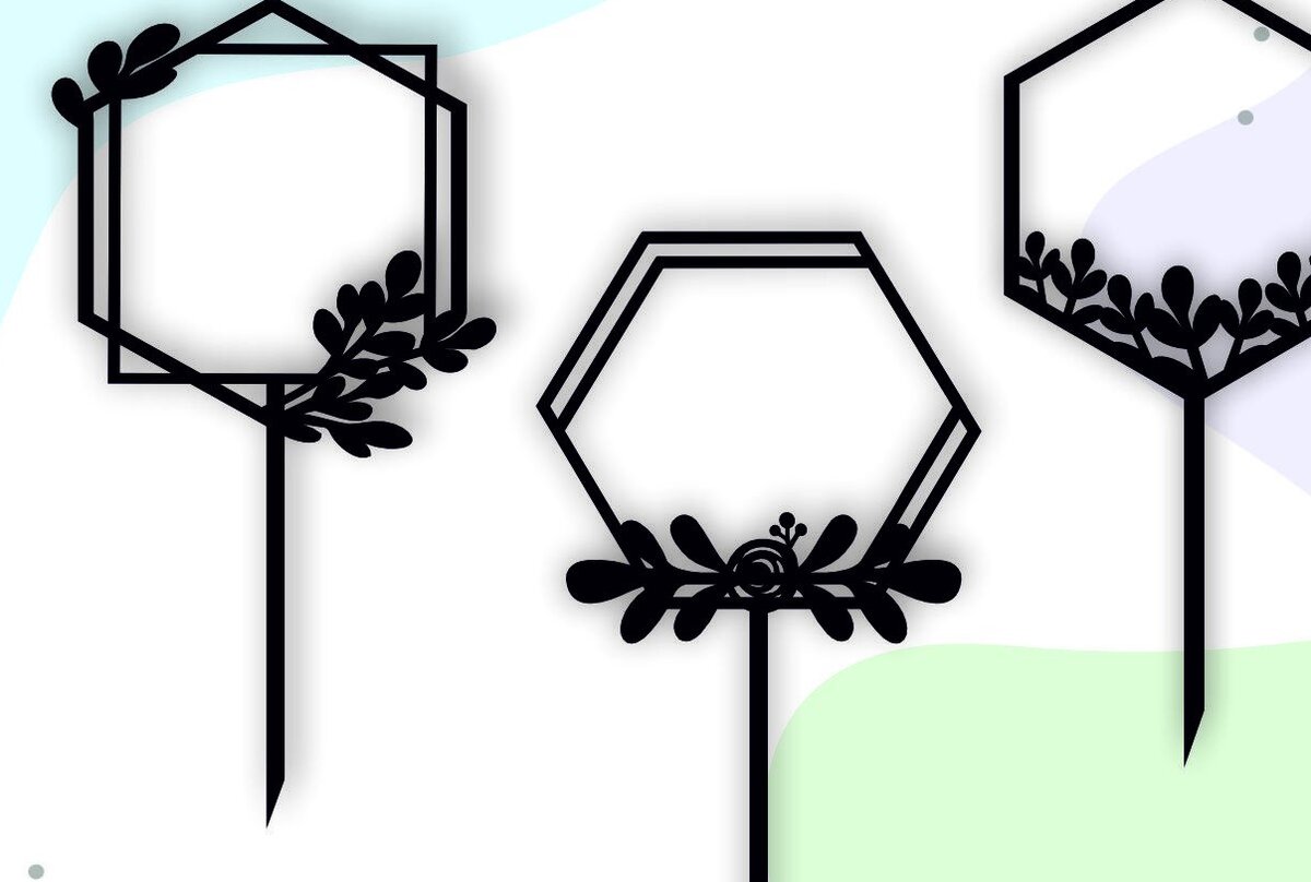 Intra απο ξύλο plywood 3mm-4mm πάχος Cake Topper Frame , Frames Δίασταση 20x30 cm INTRAFABR-39959901