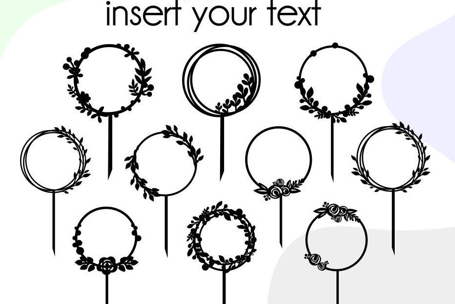 Intra απο ξύλο plywood 3mm-4mm πάχος Cake Topper Frame , Wreath Frame Δίασταση 20x30 cm INTRAFABR-37892172