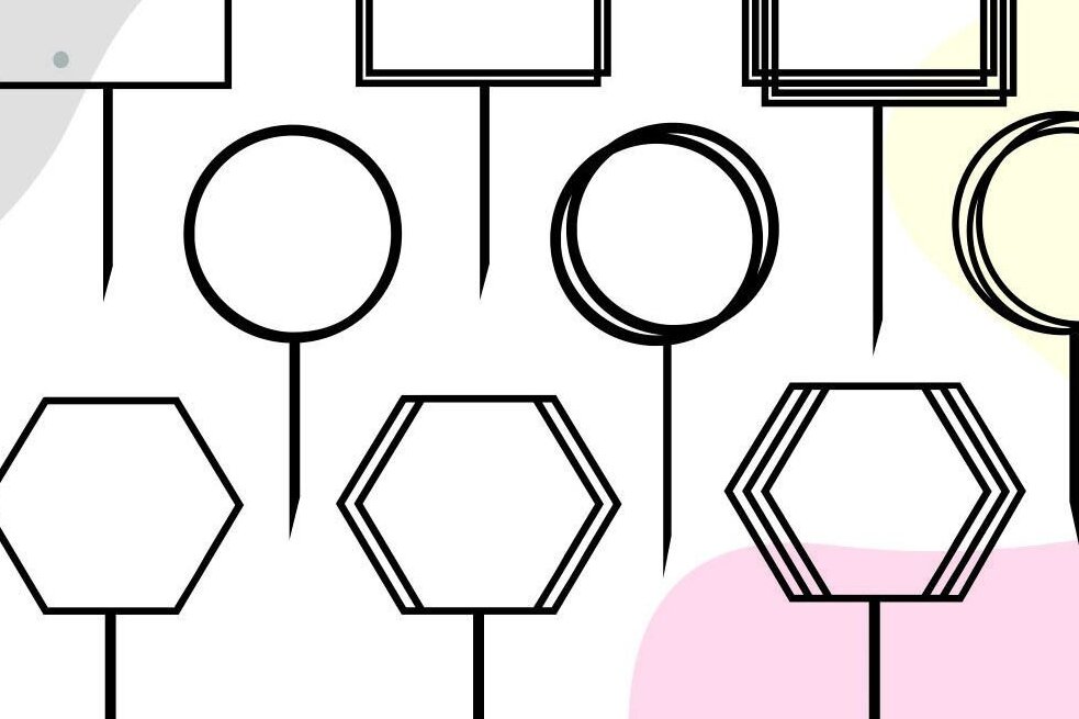 Intra απο ξύλο plywood 3mm-4mm πάχος Cake Topper Frames Δίασταση 20x30 cm INTRAFABR-32917152