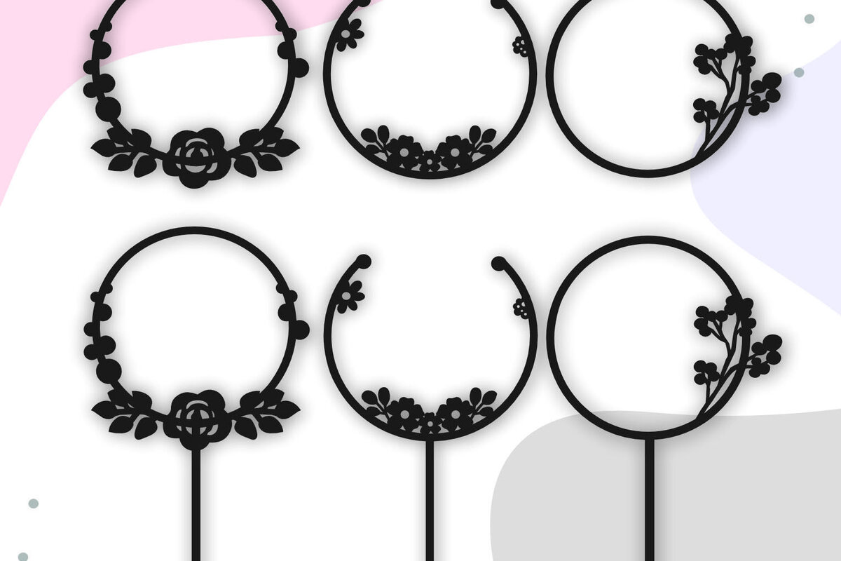 Intra απο ξύλο plywood 3mm-4mm πάχος Cake Topper Frames , Cake Topper Δίασταση 20x30 cm INTRAFABR-49947709