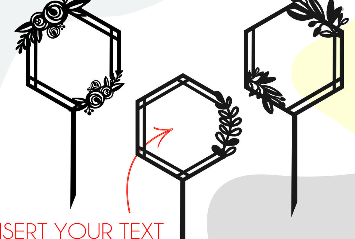 Intra απο ξύλο plywood 3mm-4mm πάχος Cake Topper Frames Δίασταση 20x30 cm INTRAFABR-89391482