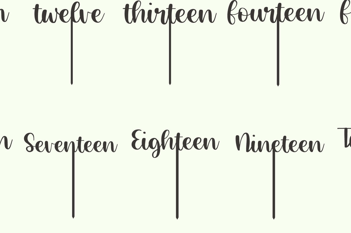 Σετ των 2 Intra απο ξύλο plywood 3mm-4mm πάχος Cake Topper Cut  Birthday Δίασταση 15x15 cm INTRAFABR-16396419