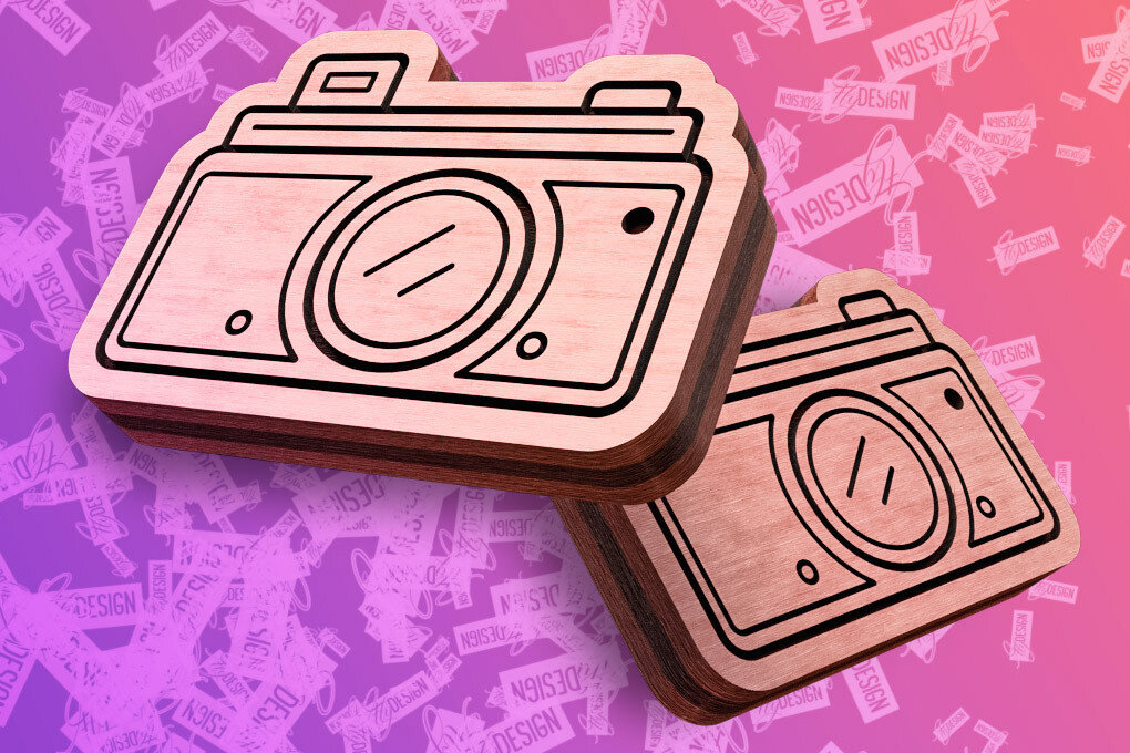 Σετ των 3 Intra απο ξύλο plywood 3mm-4mm πάχος Σκουλαρίκια Camping Cut  Δίασταση 3x3 cm INTRAFABR-76595227