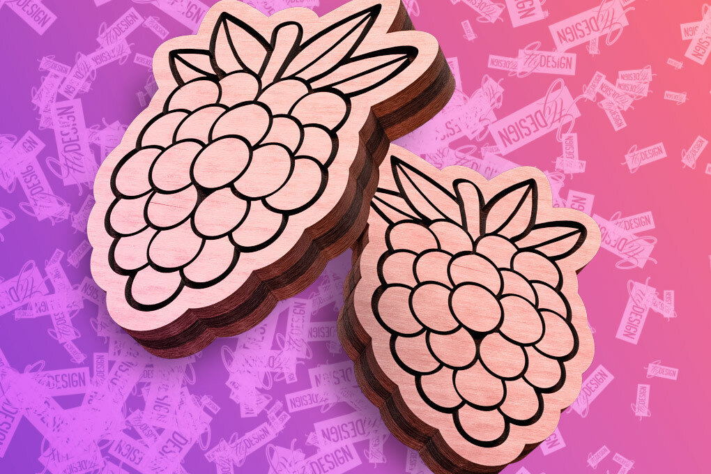 Σετ των 3 Intra απο ξύλο plywood 3mm-4mm πάχος Σκουλαρίκια Camping Cut  Δίασταση 3x3 cm INTRAFABR-76595318