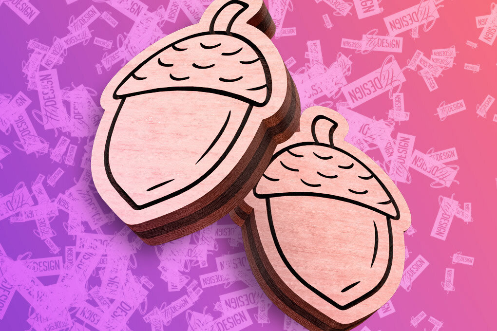 Σετ των 3 Intra απο ξύλο plywood 3mm-4mm πάχος Σκουλαρίκια Camping Cut  Δίασταση 3x3 cm INTRAFABR-76595481