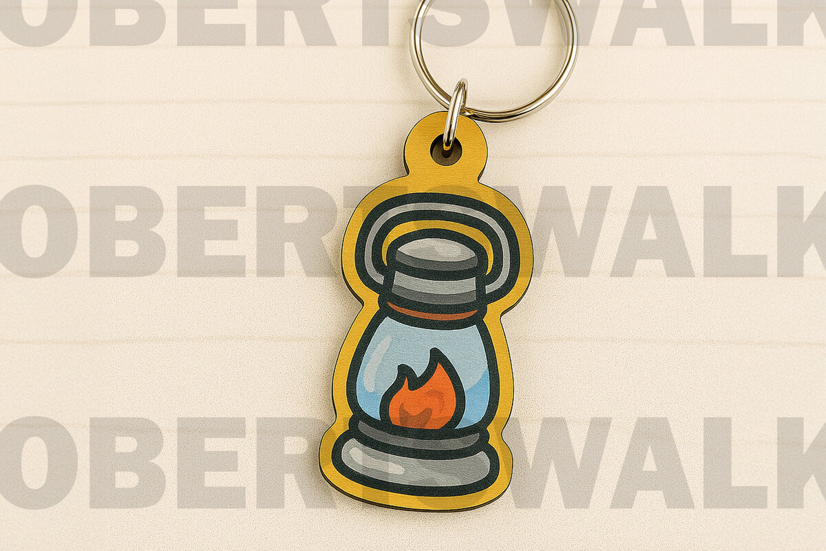 Σετ των 3 Intra απο ξύλο plywood 3mm-4mm πάχος Μπρελόκ Φανάρι Κάμπινγκ Δίασταση 3x3 cm INTRAFABR-123666080