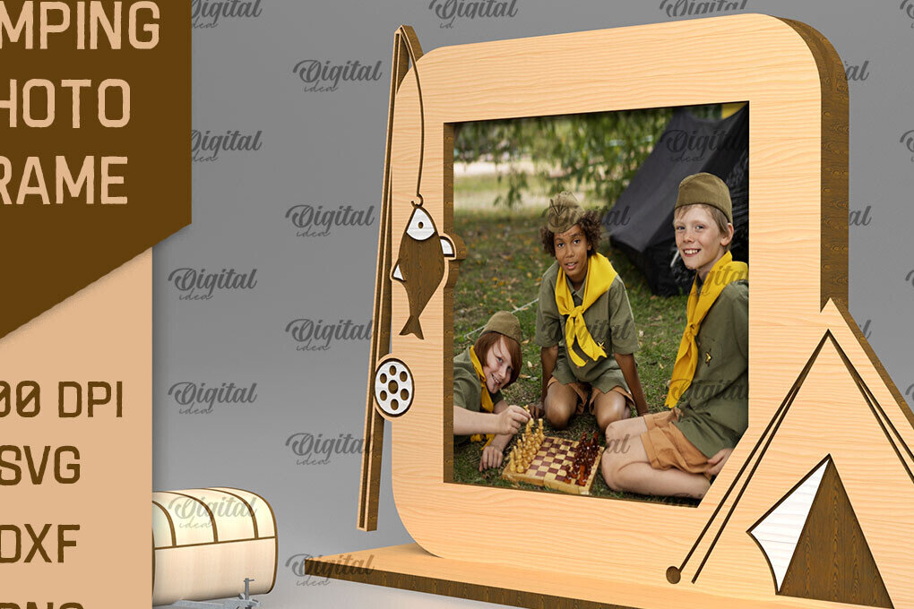 Intra απο ξύλο plywood 3mm-4mm πάχος Κάμπινγκ Κορνίζα Δίασταση 20x30 cm INTRAFABR-92542758