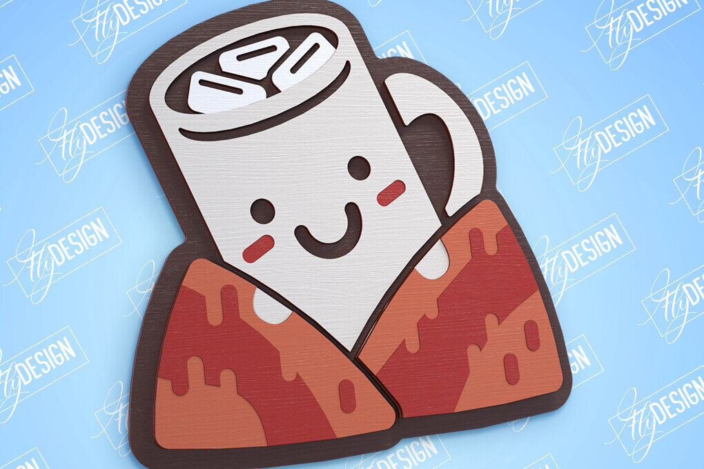 Intra απο ξύλο plywood 3mm-4mm πάχος Πινακίδα Camping | 3D Stand | Περιπέτεια |CNC Δίασταση 30x20 cm INTRAFABR-99490000