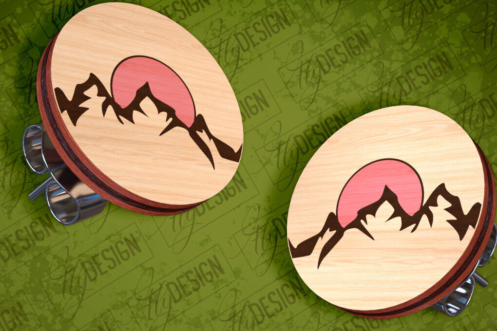 Σετ των 3 Intra απο ξύλο plywood 3mm-4mm πάχος Σκουλαρίκια Camping Stud Σχέδιο κοπής με λέιζερ Δίασταση 3x3 cm INTRAFABR-94157156