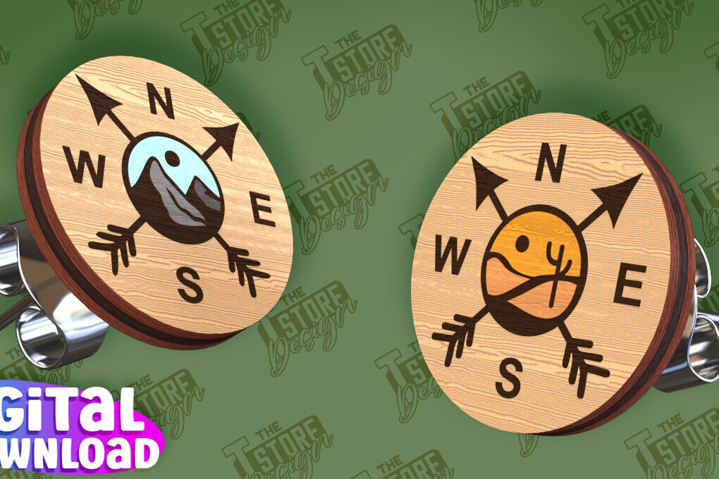 Σετ των 3 Intra απο ξύλο plywood 3mm-4mm πάχος Σκουλαρίκια Camping Stud Cut  | Jewelly Δίασταση 3x3 cm INTRAFABR-94847434