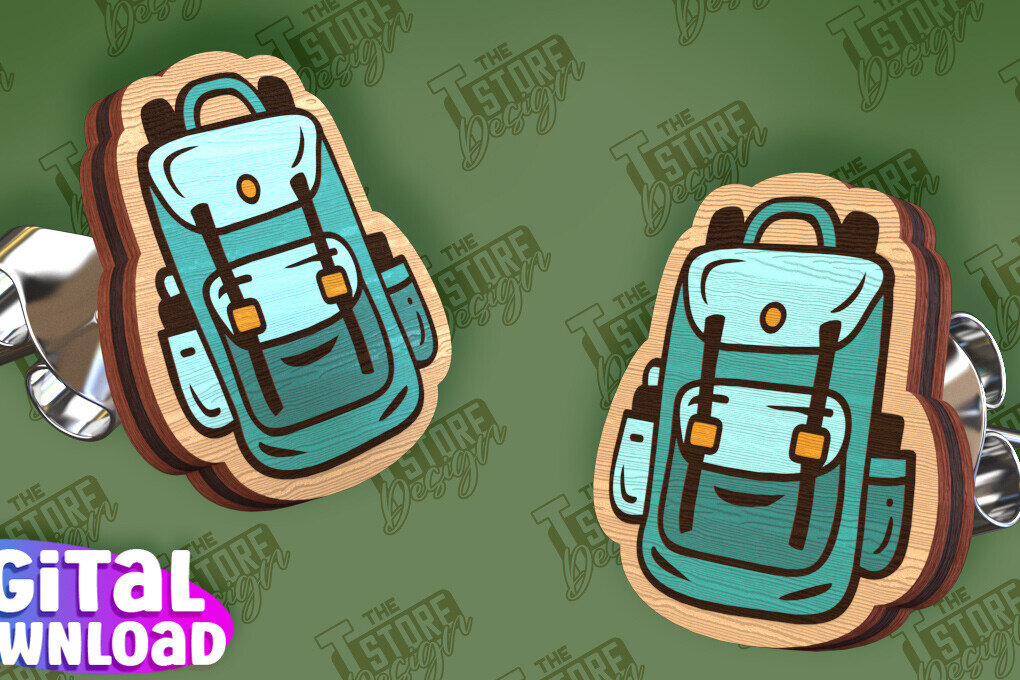 Σετ των 3 Intra απο ξύλο plywood 3mm-4mm πάχος Σκουλαρίκια Camping Stud Cut  | Jewelly Δίασταση 3x3 cm INTRAFABR-94847488