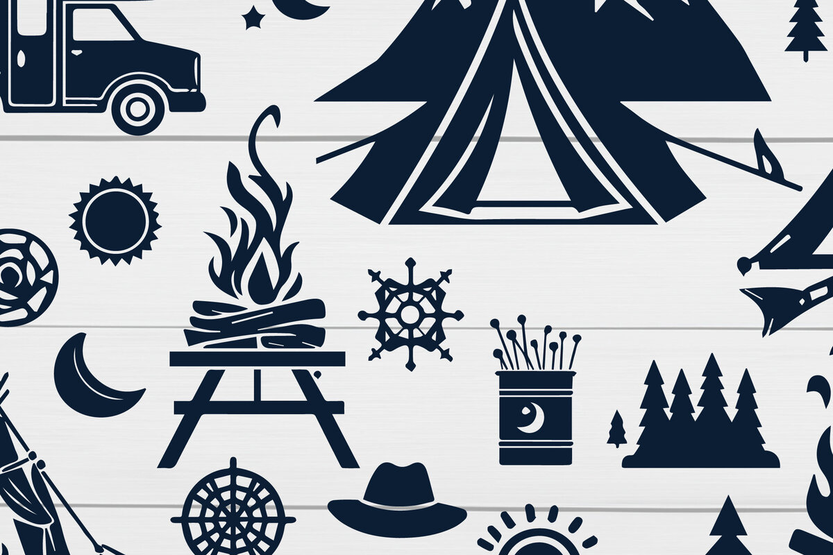 Σετ των 3 Intra απο ξύλο plywood 3mm-4mm πάχος αρχείου αποκοπής θέματος Camping Δίασταση 4x4 cm INTRAFABR-95834646