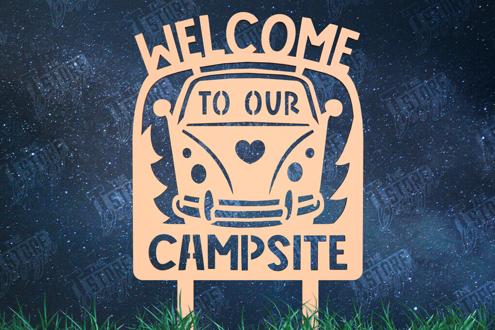 Σετ των 2 Intra απο ξύλο plywood 3mm-4mm πάχος Πινακίδα πασσάλου κάμπινγκ | Camping Vibes |CNC Δίασταση 30x20 cm INTRAFABR-101517899