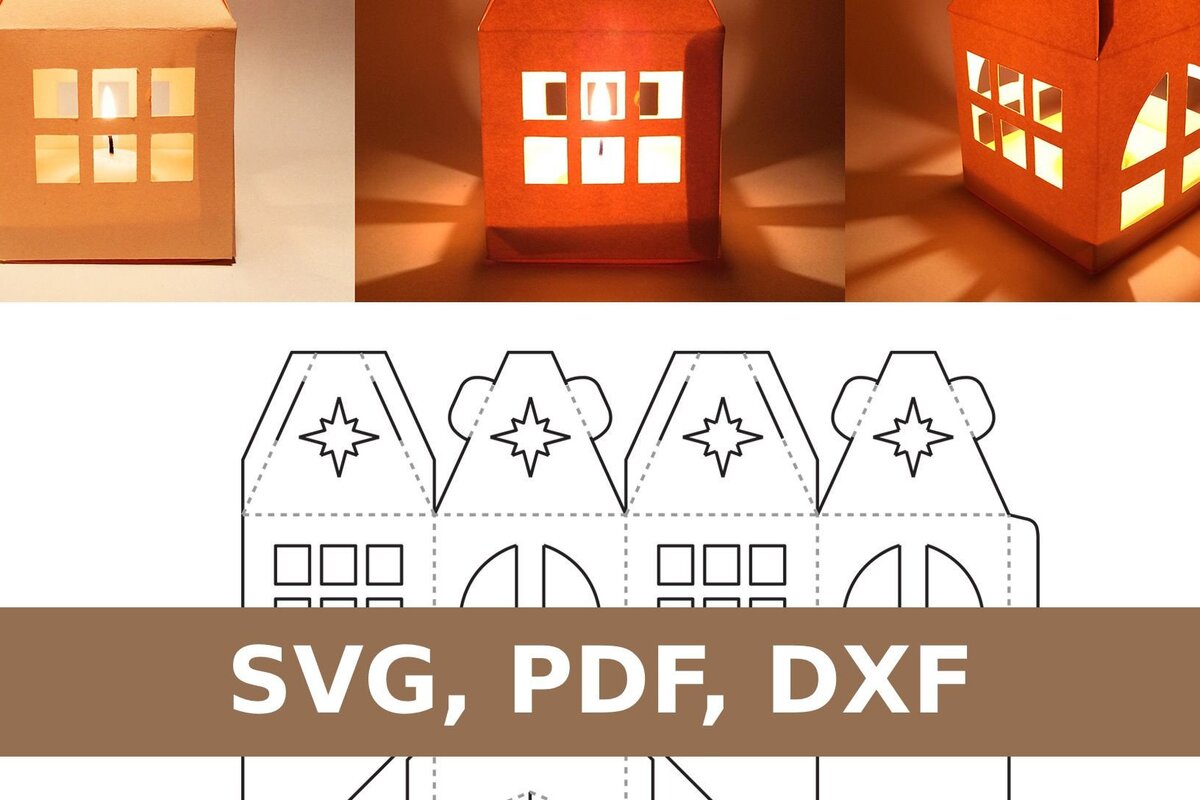 Σετ των 2 Intra απο ξύλο plywood 3mm-4mm πάχος Κουτί κεριών Δίασταση 15x15 cm INTRAFABR-33664715