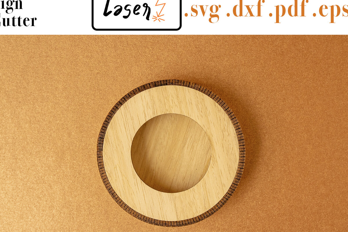 Σετ των 2 Intra απο ξύλο plywood 3mm-4mm πάχος Κηροπήγιο Flexi για Δίασταση 15x15 cm INTRAFABR-62328187