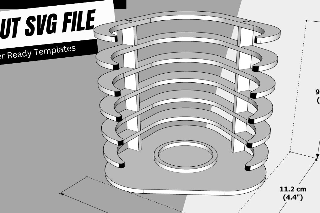 Σετ των 2 Intra απο ξύλο plywood 3mm-4mm πάχος Κηροπήγιο | | Δίασταση 15x15 cm INTRAFABR-93679075