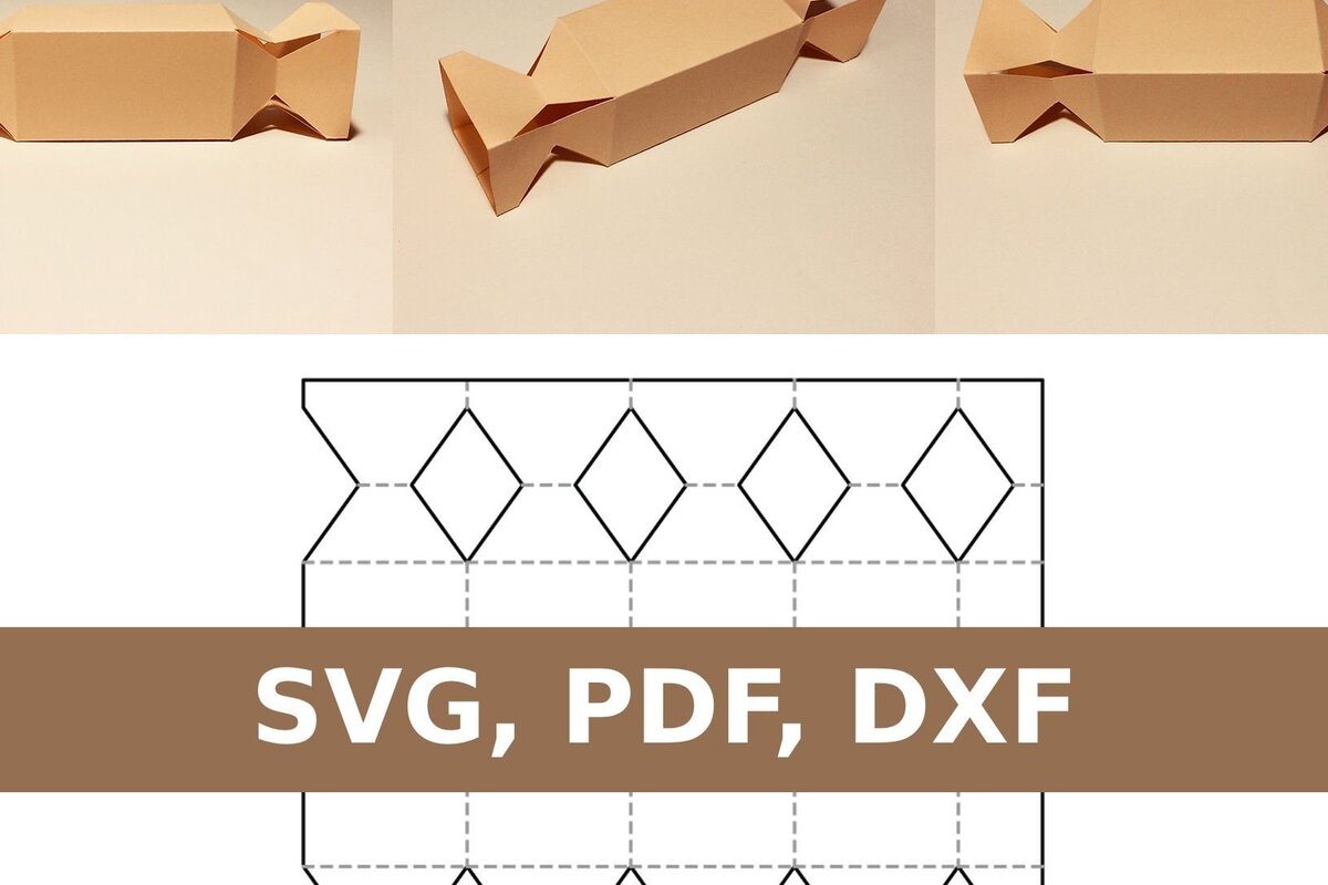 Σετ των 2 Intra απο ξύλο plywood 3mm-4mm πάχος Κουτί καραμελών Δίασταση 15x15 cm INTRAFABR-33135545