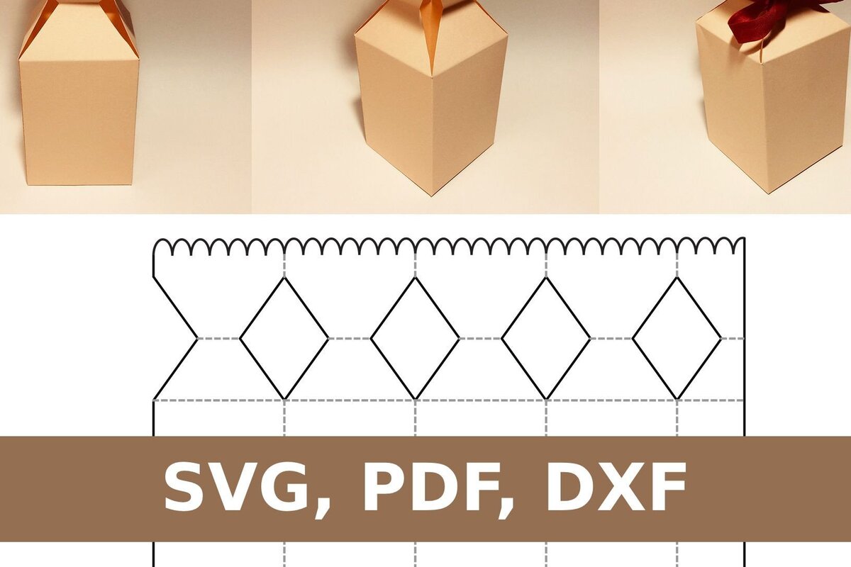 Σετ των 3 Intra απο ξύλο plywood 3mm-4mm πάχος Κουτί καραμελών Δίασταση 15x15 cm INTRAFABR-33665292