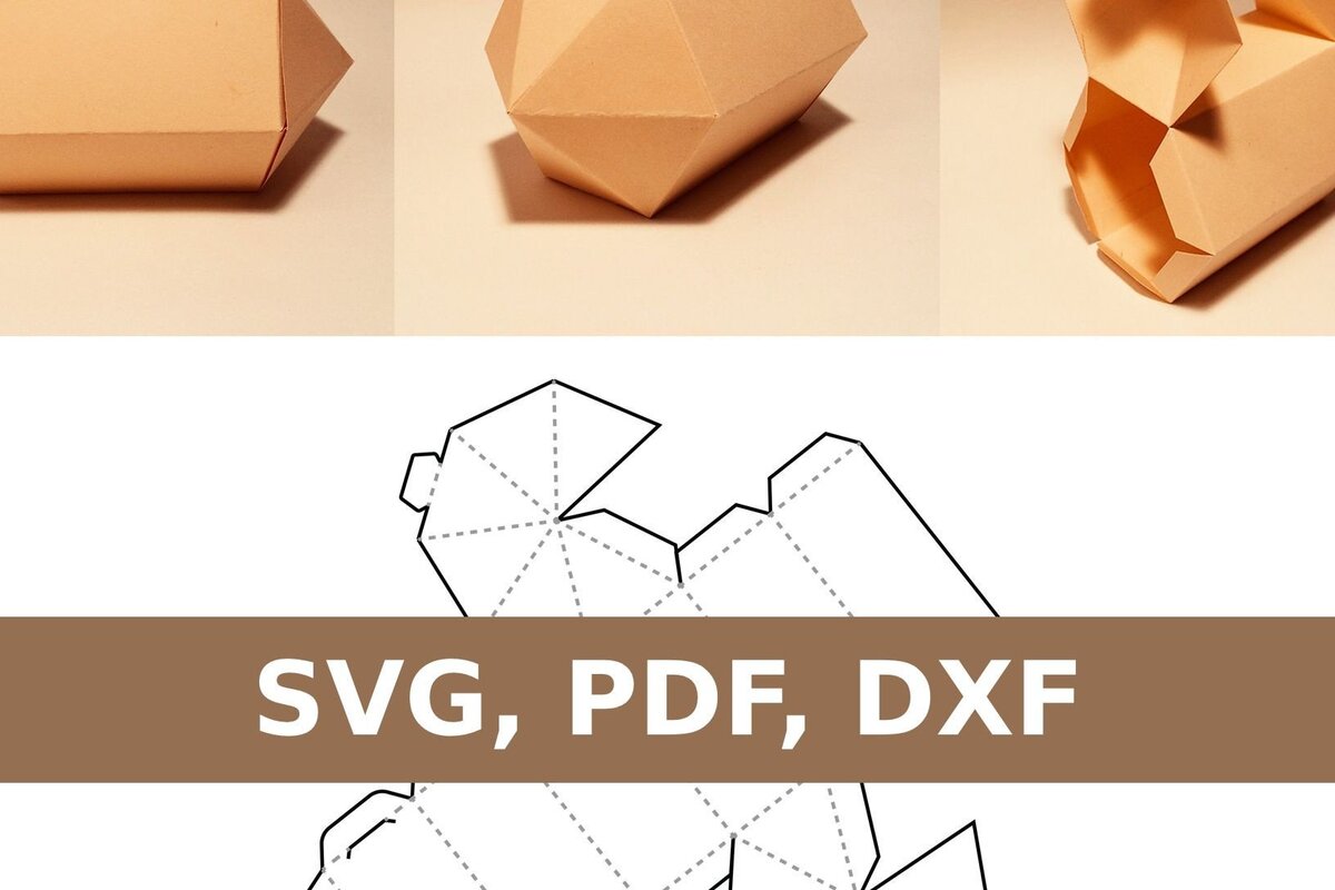 Σετ των 2 Intra απο ξύλο plywood 3mm-4mm πάχος Κουτί καραμελών Δίασταση 15x15 cm INTRAFABR-33665544