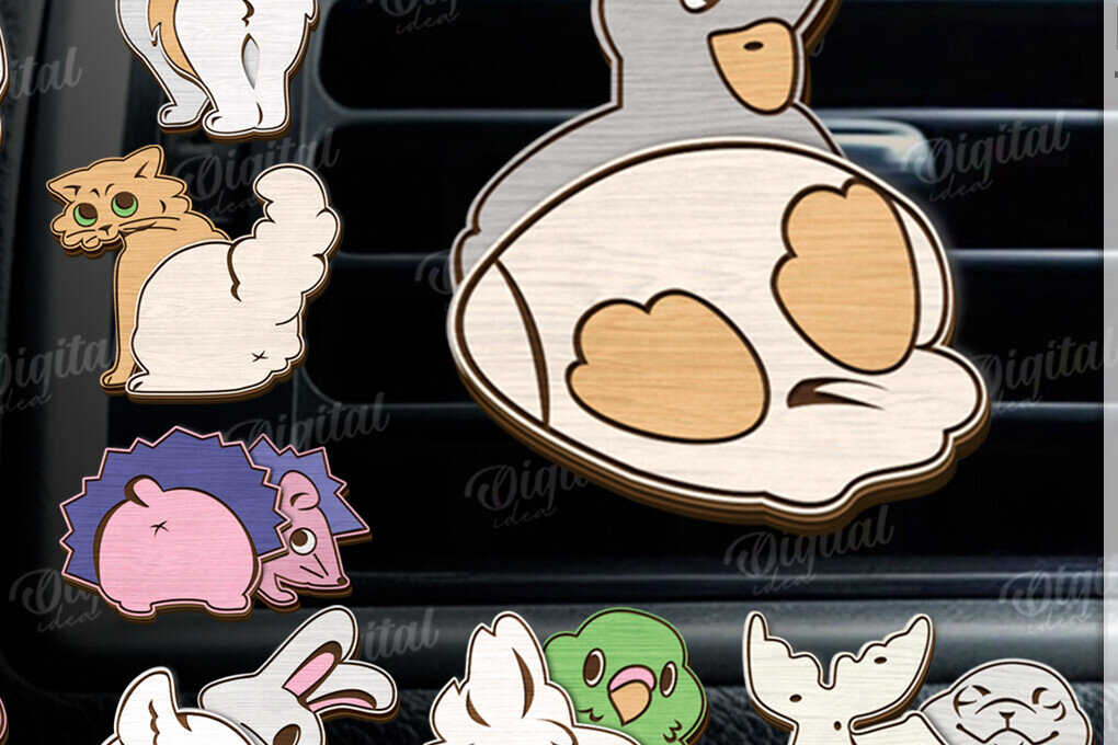 Intra απο ξύλο plywood 3mm-4mm πάχος αποσμητικά χώρου αυτοκινήτου Δίασταση 30x20 cm INTRAFABR-123624351