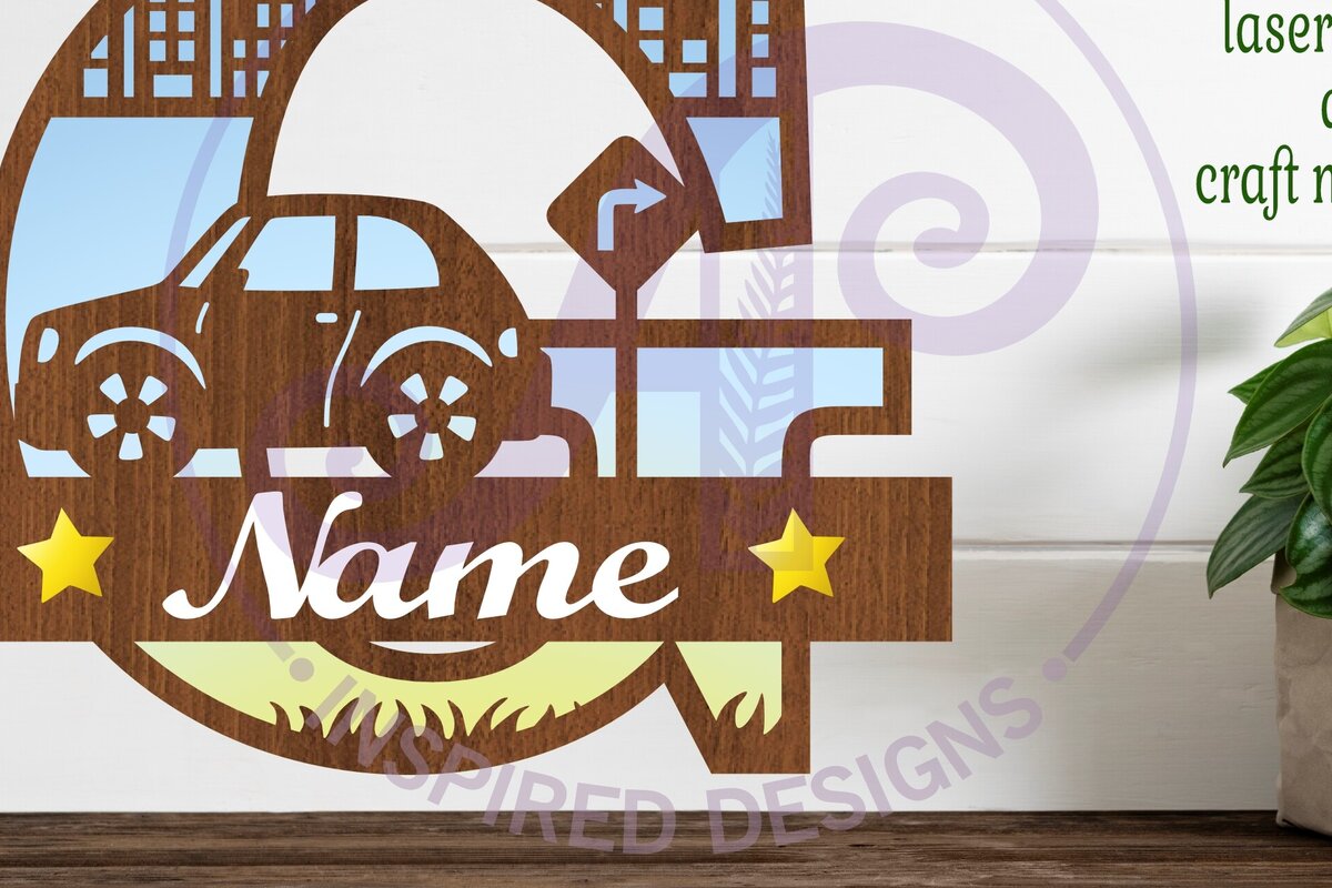 Σετ των 3 Intra απο ξύλο plywood 3mm-4mm πάχος Μονόγραμμα κεφαλαίου αυτοκινήτου Γράμμα G Δίασταση 9x9 cm INTRAFABR-100098041