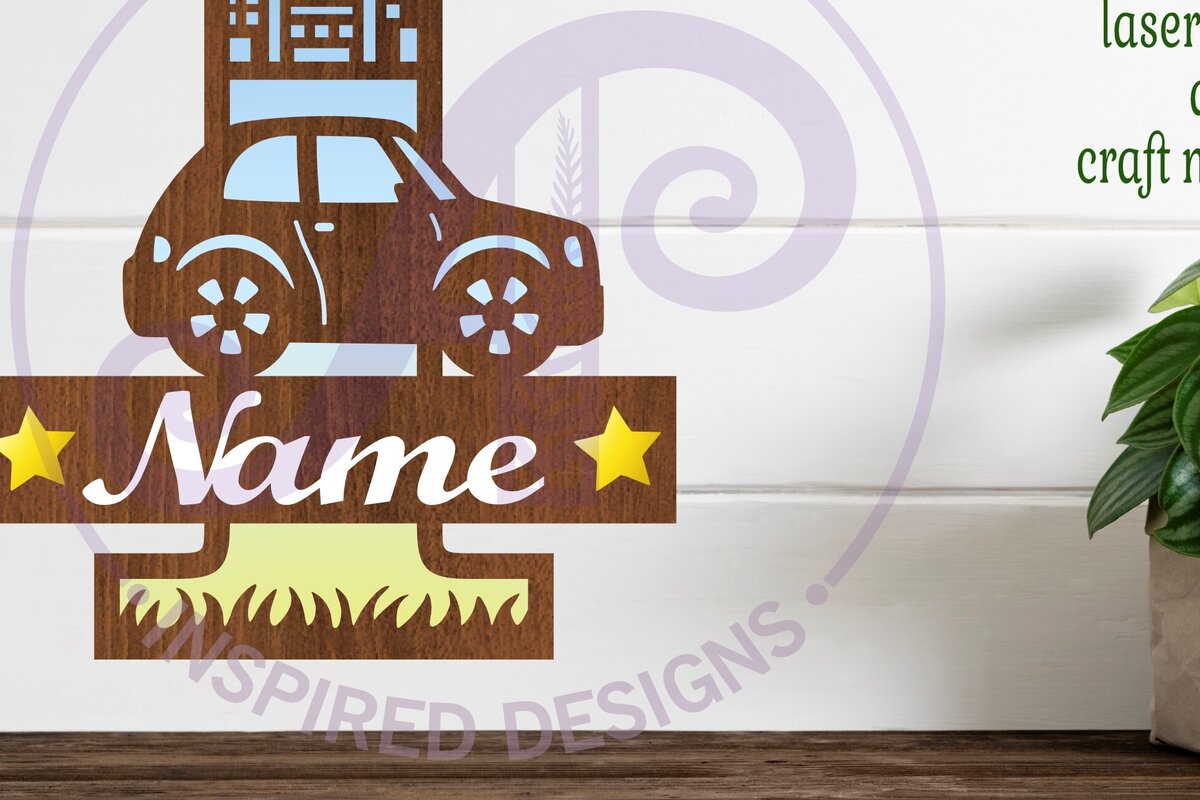 Σετ των 3 Intra απο ξύλο plywood 3mm-4mm πάχος Μονόγραμμα κεφαλαίου αυτοκινήτου Επιστολή I Δίασταση 9x9 cm INTRAFABR-100098113