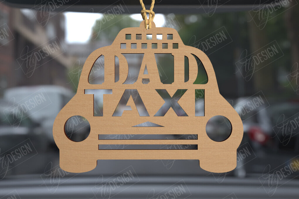 Σετ των 3 Intra απο ξύλο plywood 3mm-4mm πάχος Γούρια αυτοκινήτου | Χαραγμένα αξεσουάρ αυτοκινήτου Δίασταση 4x4 cm INTRAFABR-113447275