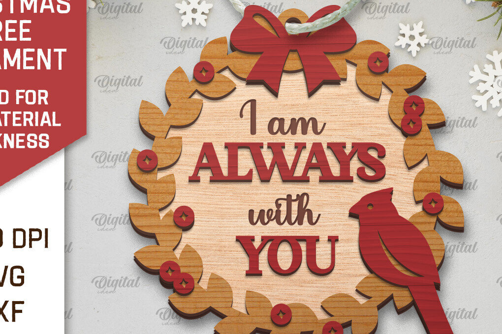 Σετ των 3 Intra απο ξύλο plywood 3mm-4mm πάχος Καρδινάλιος Μνημείο Δέντρο Στολίδι  Δίασταση 8x8 cm INTRAFABR-105203214