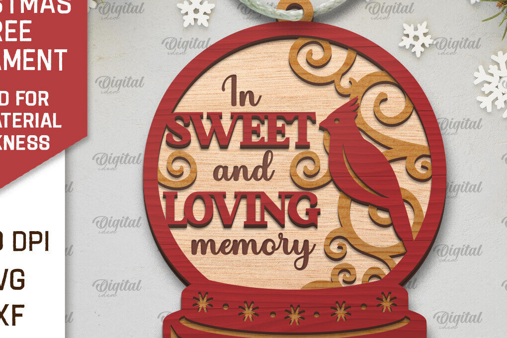 Σετ των 3 Intra απο ξύλο plywood 3mm-4mm πάχος Καρδινάλιος Μνημείο Δέντρο Στολίδι  Δίασταση 8x8 cm INTRAFABR-105203141