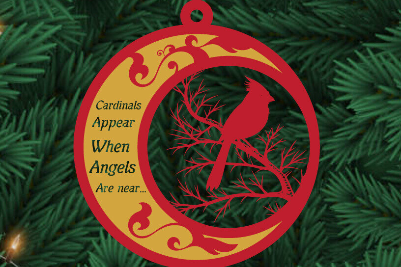 Σετ των 3 Intra απο ξύλο plywood 3mm-4mm πάχος Cardinal Ornaments Metal  Δίασταση 8x8 cm INTRAFABR-111502090