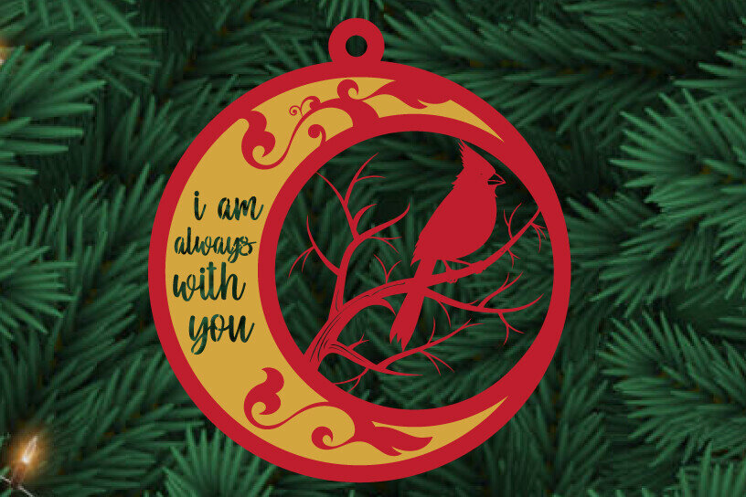 Σετ των 3 Intra απο ξύλο plywood 3mm-4mm πάχος Cardinal Ornaments Metal  Δίασταση 8x8 cm INTRAFABR-111502510