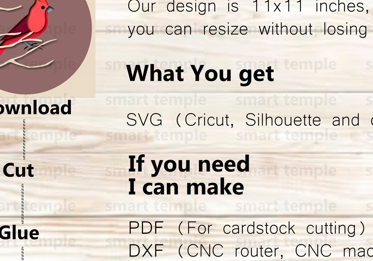 Σετ των 2 Intra απο ξύλο plywood 3mm-4mm πάχος Cardinal Shadow Box , Light Box Δίασταση 25x25 cm INTRAFABR-75893343