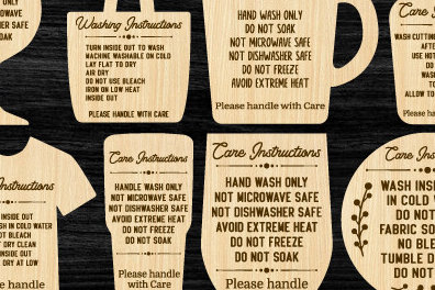 Σετ των 2 Intra απο ξύλο plywood 3mm-4mm πάχος Οδηγίες φροντίδας Δίασταση 30x20 cm INTRAFABR-94402977