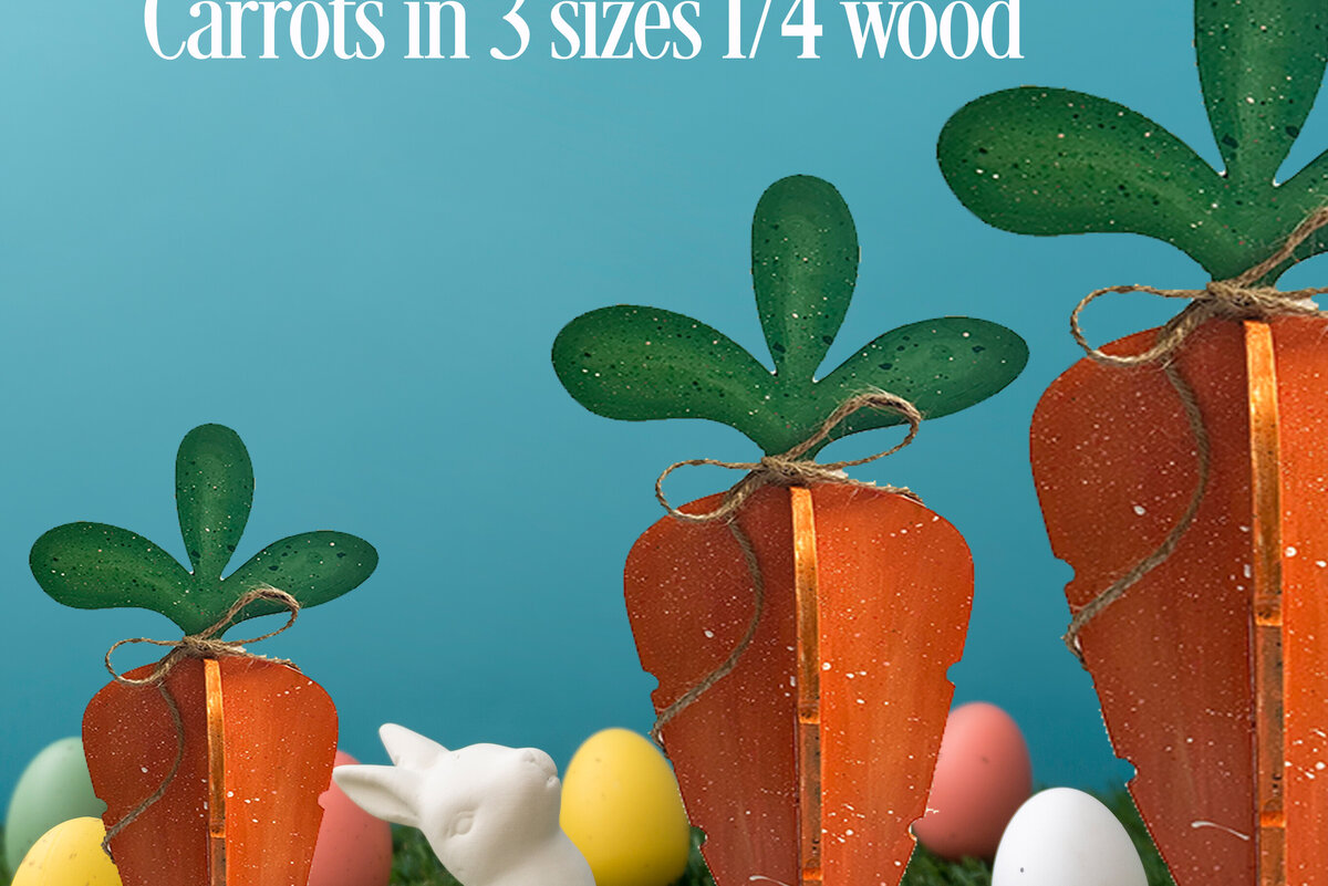 Intra απο ξύλο plywood 3mm-4mm πάχος Καρότο 3 μεγέθη 1/4 Ξύλο Δίασταση 30x20 cm INTRAFABR-119751666