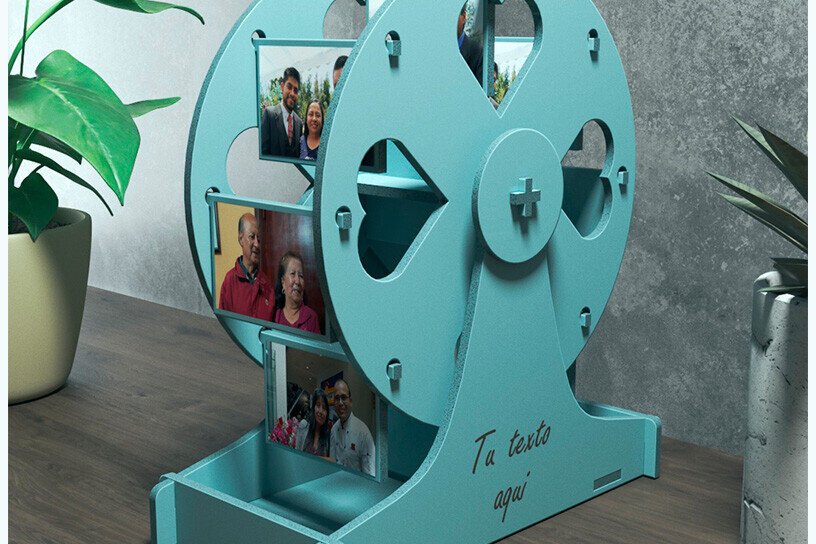 Intra απο ξύλο plywood 3mm-4mm πάχος Φωτογραφικό Καρουζέλ, Ρόδα λούνα παρκ 4mm Δίασταση 20x30 cm INTRAFABR-121457811