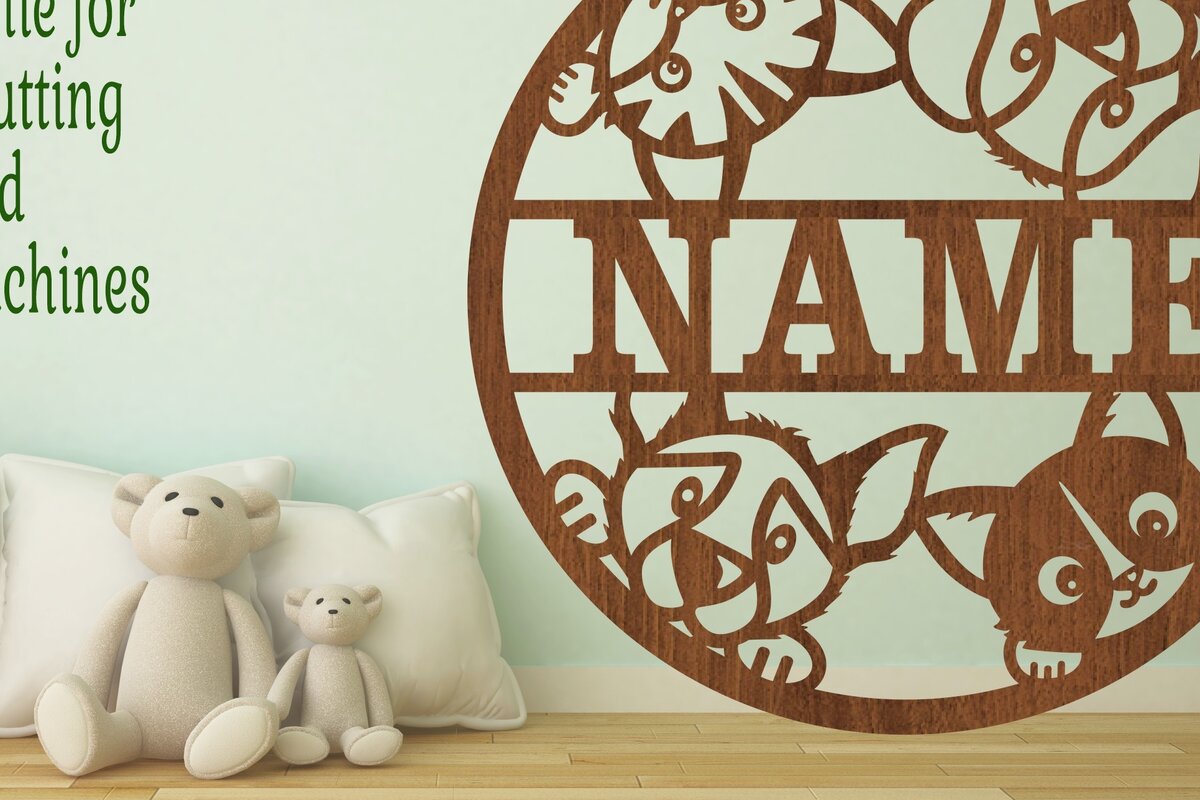 Intra απο ξύλο plywood 3mm-4mm πάχος Cats and Dogs Name Sin Te Δίασταση 30x20 cm INTRAFABR-75515594