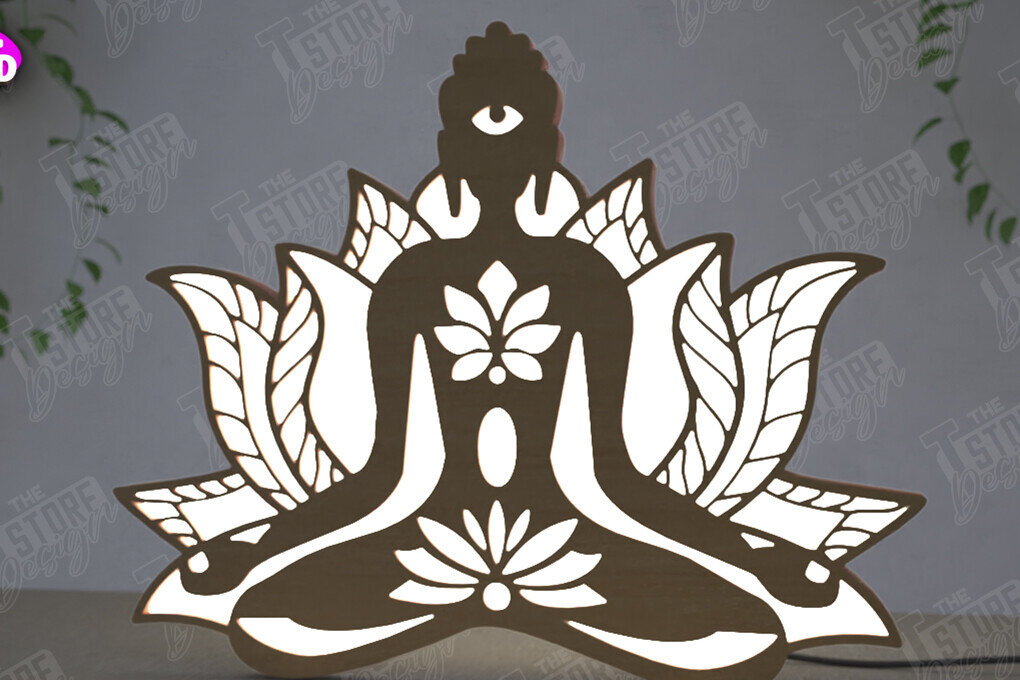 Σετ των 2 Intra απο ξύλο plywood 3mm-4mm πάχος Ουράνιο Φανάρι | Επιτραπέζιο φως νύχτας Δίασταση 15x15 cm INTRAFABR-112629273