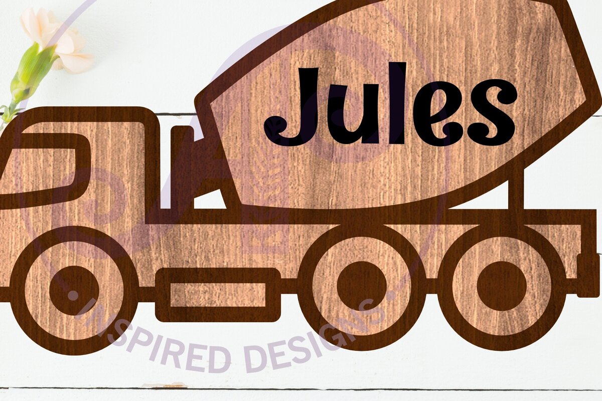 Σετ των 3 Intra απο ξύλο plywood 3mm-4mm πάχος Πινακίδα περιγράμματος οχήματος φορτηγών τσιμέντου Δίασταση 6x6 cm INTRAFABR-111088799